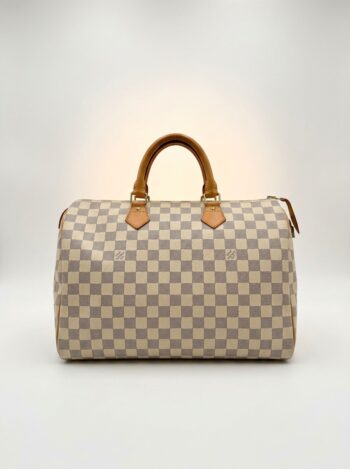 Alternative view of Bolsa Louis Vuitton Speedy 35 Damier Azur