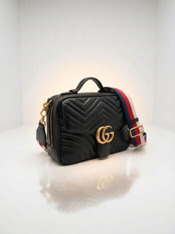 Alternative view of BOLSA GUCCI GG MARMONT SMALL PRETA TOP HANDLE