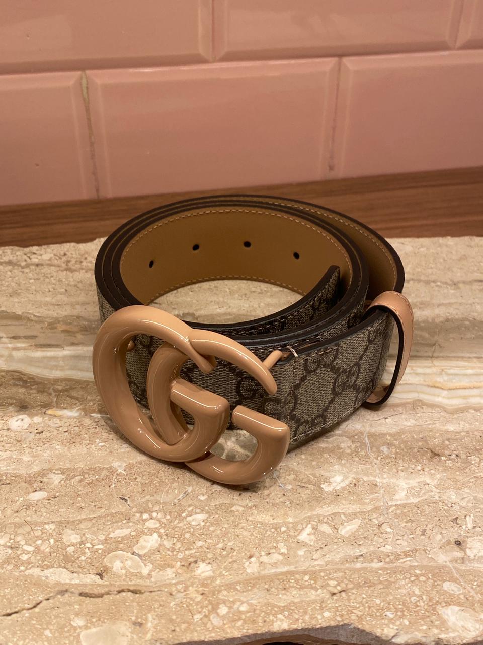 Cinto Gucci GG Supreme Belt Rose - Imagem 3