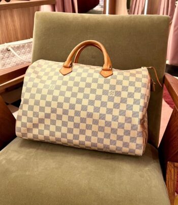 bolsa Louis Vuitton Speedy 35 Damier Azur