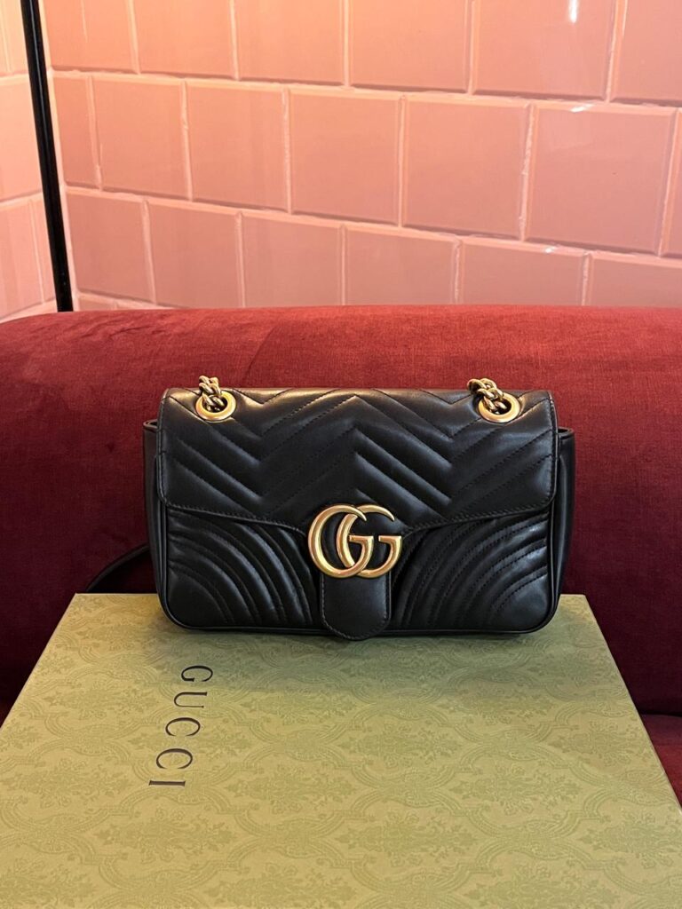 bolsa Gucci GG Marmont Small preta