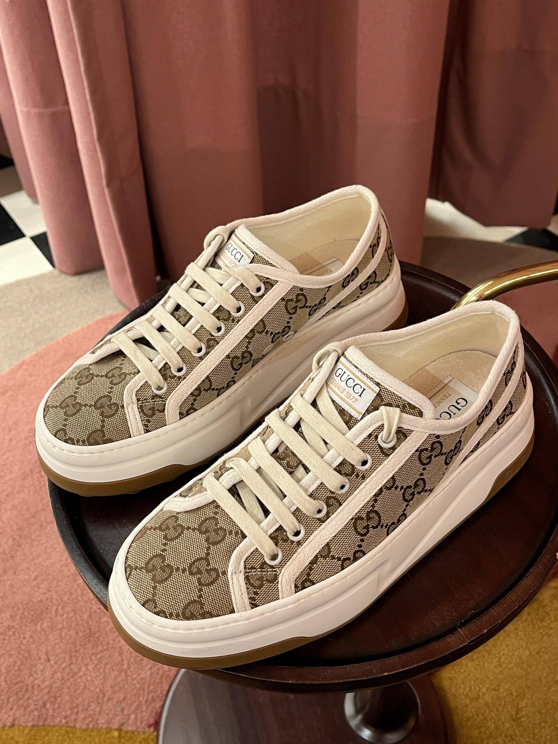 Tênis Gucci GG monogram 1977 Platform sneaker - Imagem 3