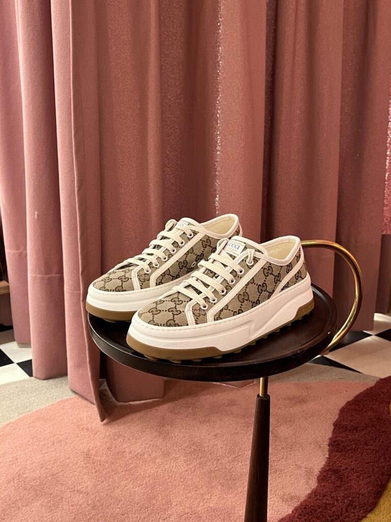 Tênis Gucci GG monogram 1977 Platform sneaker