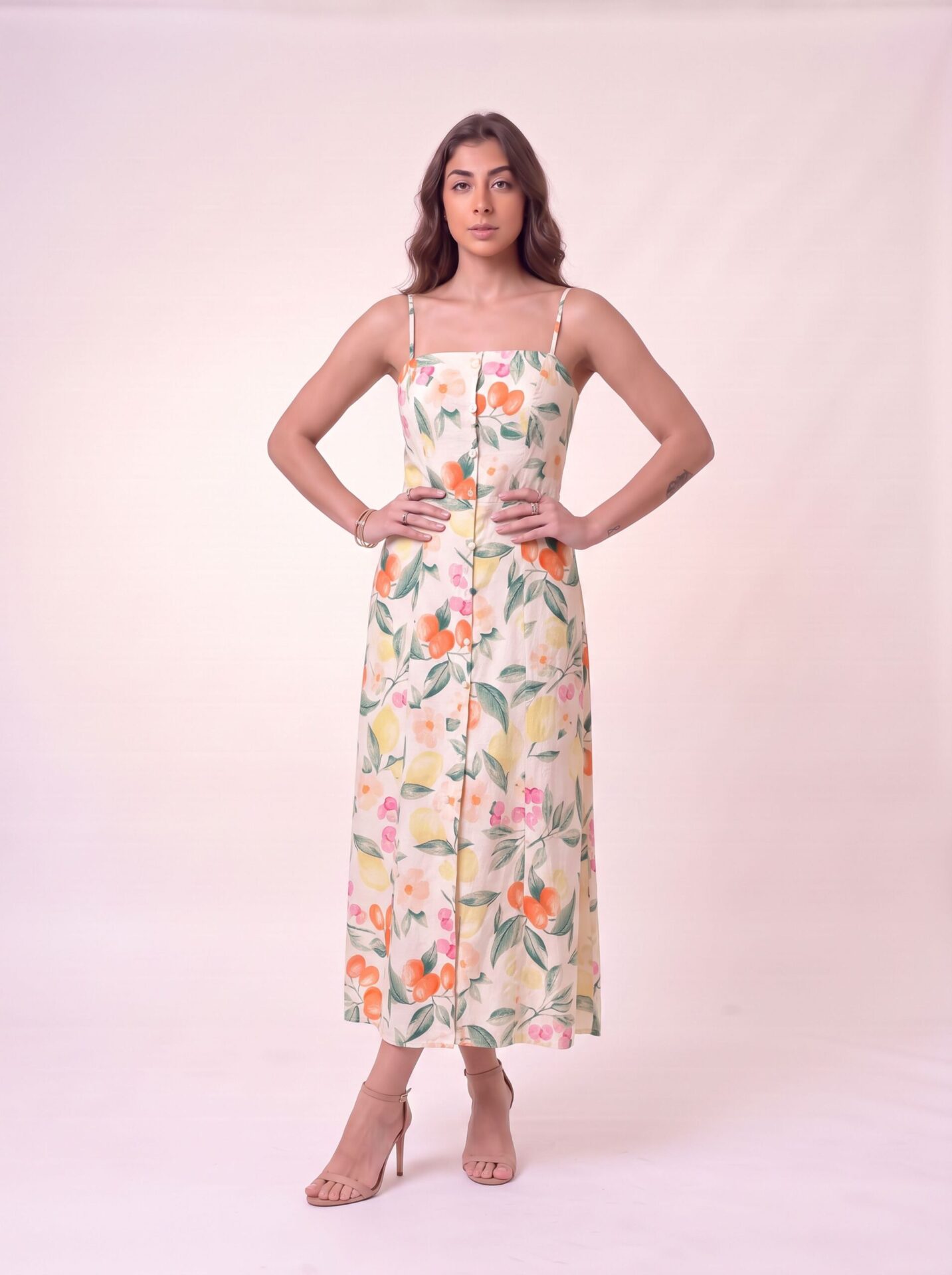 VESTIDO LE LIS BLANC FLORAL CORSET EMBUTIDO