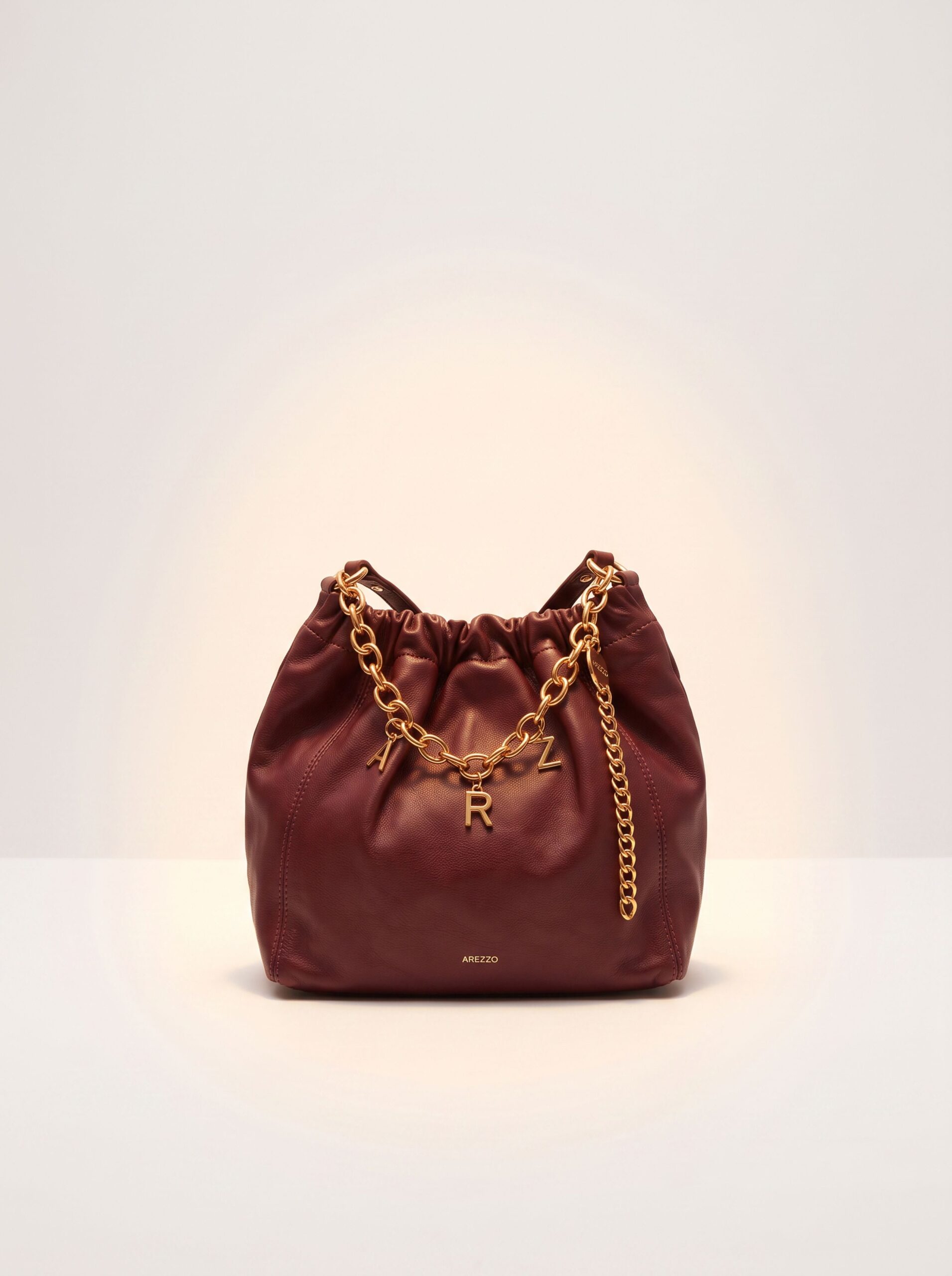 BOLSA AREZZO BUCKET VINHO
