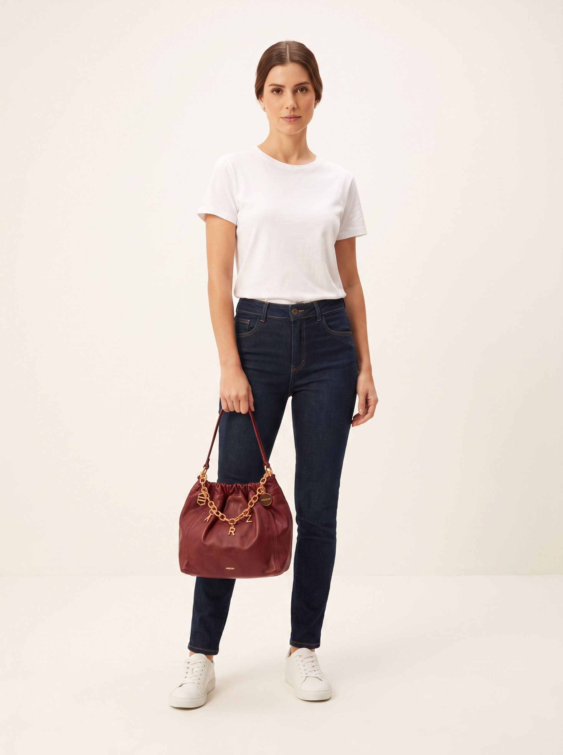 BOLSA AREZZO BUCKET VINHO - Imagem 2