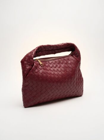 BOLSA LUIZA BARCELOS TRESSÊ EM COURO