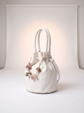 Alternative view of BOLSA ITBAG OFF WHITE COM PEDRAS NATURAIS