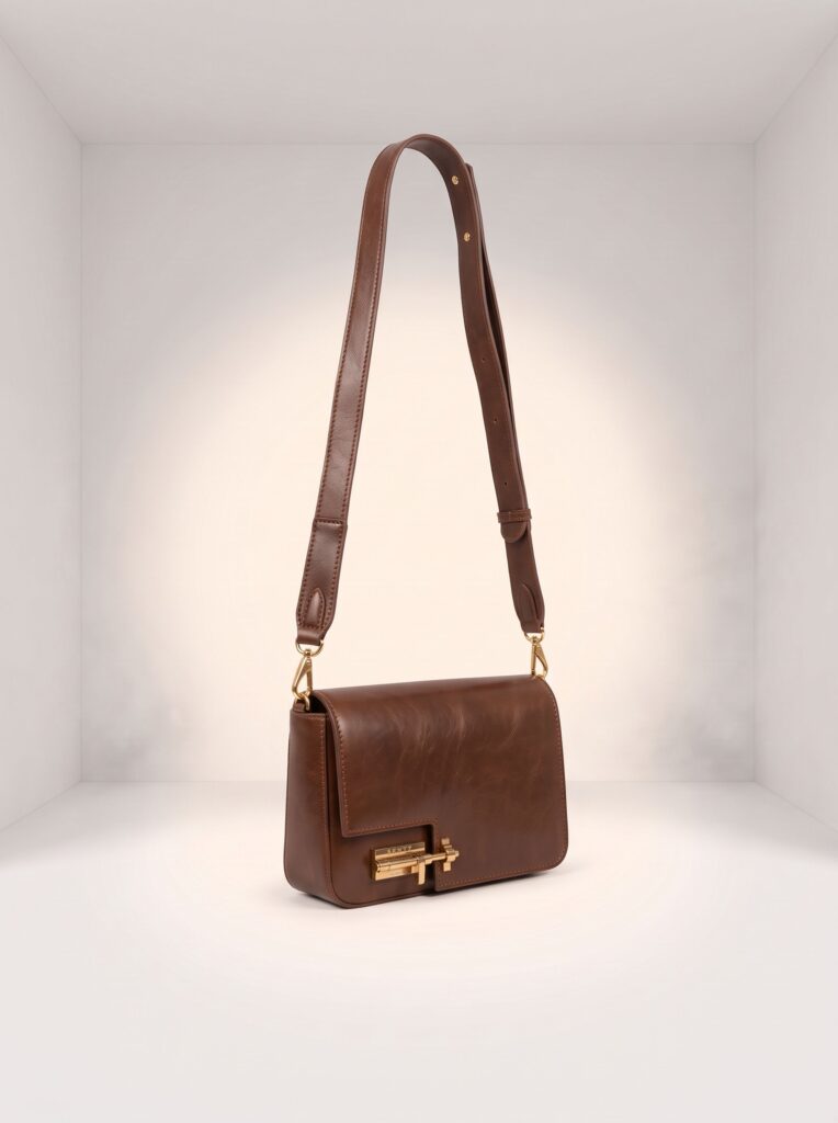 BOLSA SENTEZ MARROM TRANSVERSAL