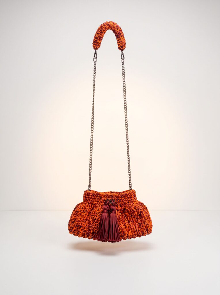 BOLSA CATARINA EM CROCHÊ