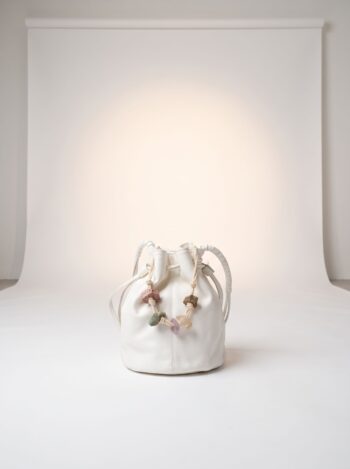BOLSA ITBAG OFF WHITE COM PEDRAS NATURAIS