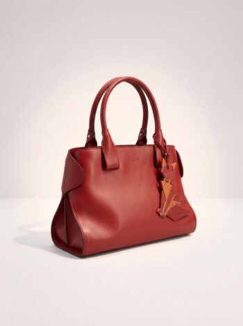 Alternative view of BOLSA TOD'S CAPE FOX VERMELHA ESTRUTURADA