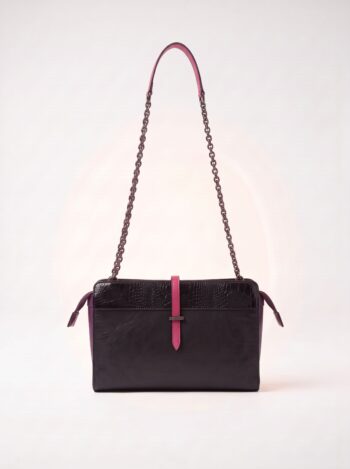 Alternative view of CLUTCH VICTOR HUGO EM COURO COM DETALHE CROCO