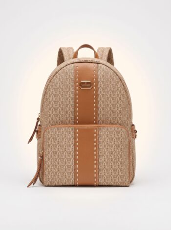 MOCHILA VICTOR HUGO DUCA MONOGRAMA CARAMELO