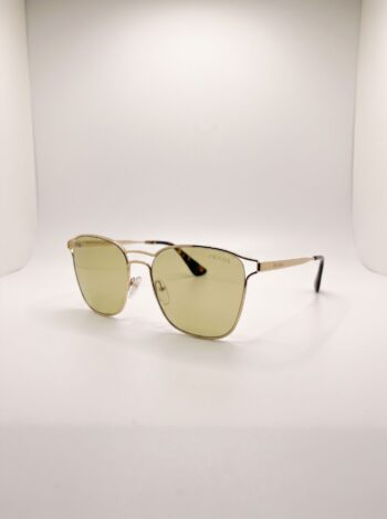 ÓCULOS DE SOL PRADA EM METAL DOURADO