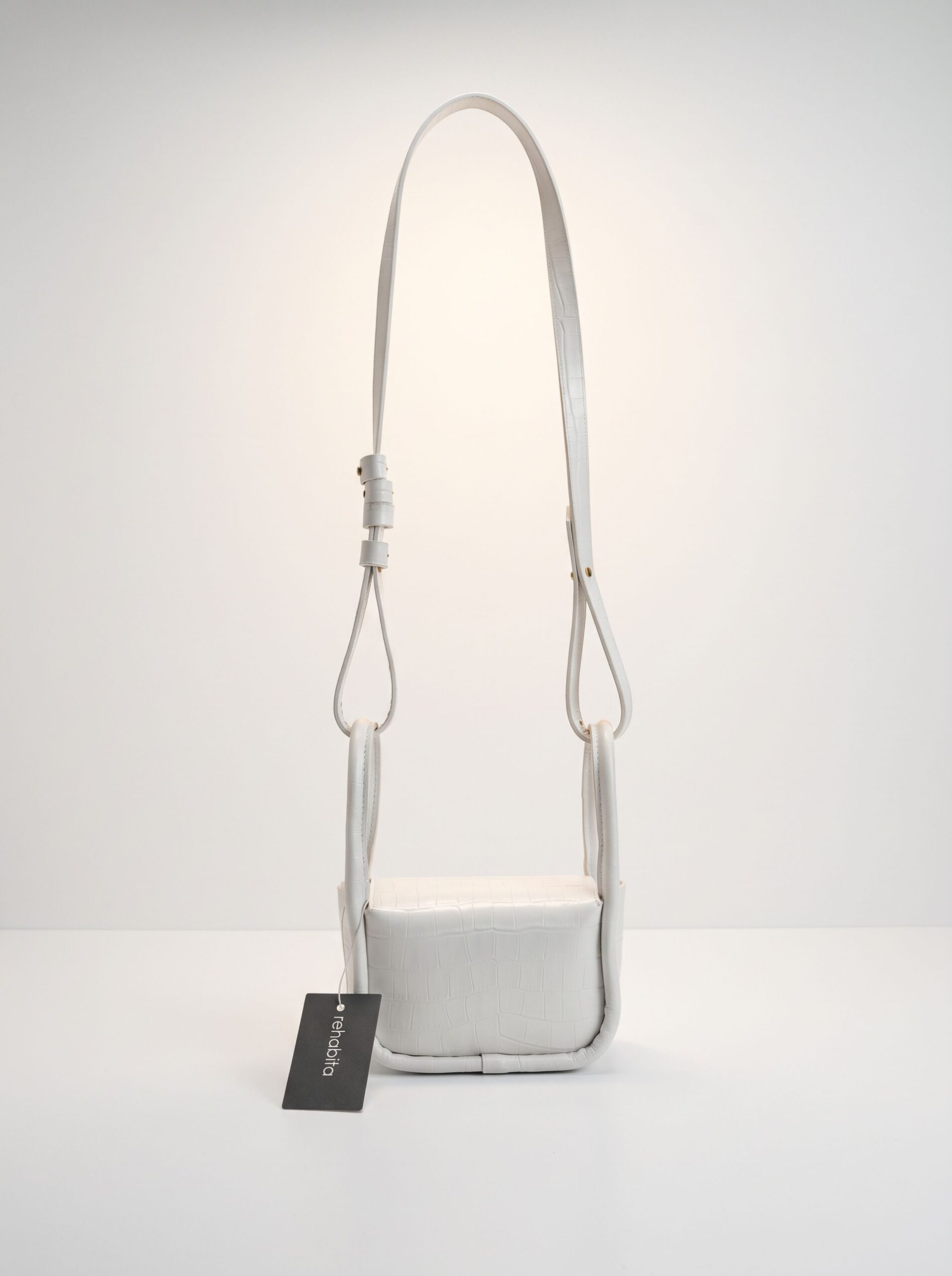 BOLSA FYGO MINI BRANCA EM COURO BRANCO - Imagem 2