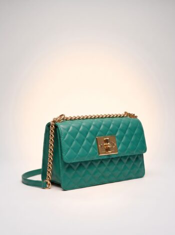 BOLSA VICTOR HUGO TANK ZIP MÉDIA VERDE