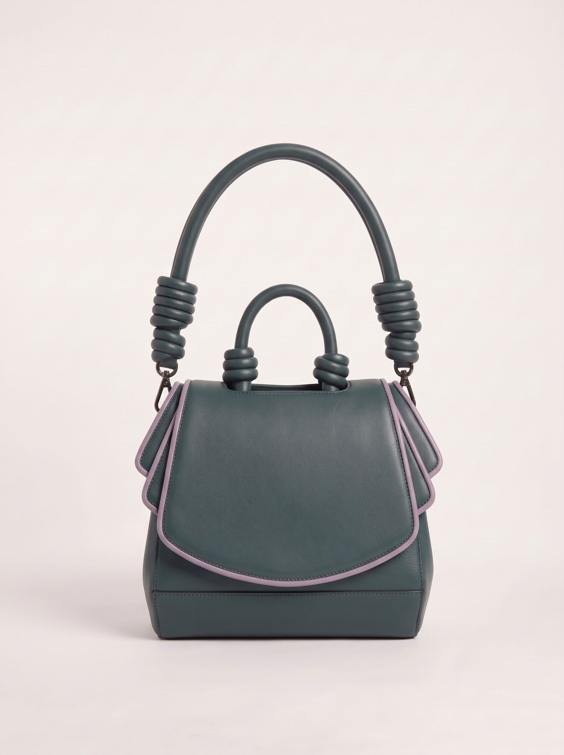 BOLSA MINI PASEO CALATRAVA VERDE ESTRUTURADA