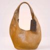 BOLSA HOBO OYA TRESSÊ CARAMELO EM COURO - Imagem 2