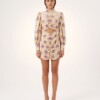 VESTIDO CURTO IORANE COM BORDADOS FLORAIS - Imagem 2