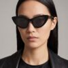 ÓCULOS DE SOL SAINT LAURENT SL 213 LILY PRETO - Imagem 2
