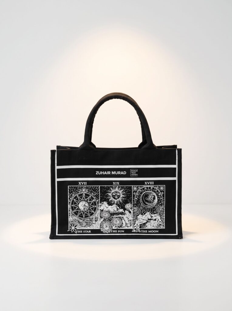 BOLSA TOTE ZUHAIR MURAD COM ESTAMPA DE TAROT