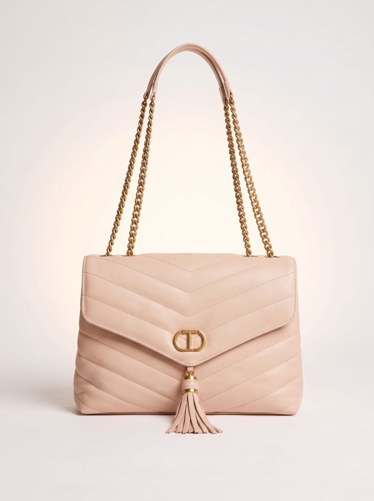BOLSA TWINSET DREAMY ROSE EM MATELASSÊ