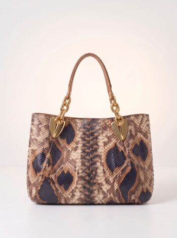 BOLSA LENNY E CIA EM PYTHON COM DESIGN SOFISTICADO