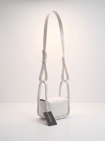BOLSA FYGO MINI BRANCA EM COURO BRANCO