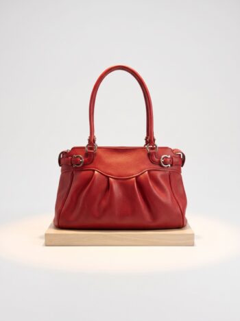 Alternative view of BOLSA SALVATORE FERRAGAMO GANCINI VERMELHA