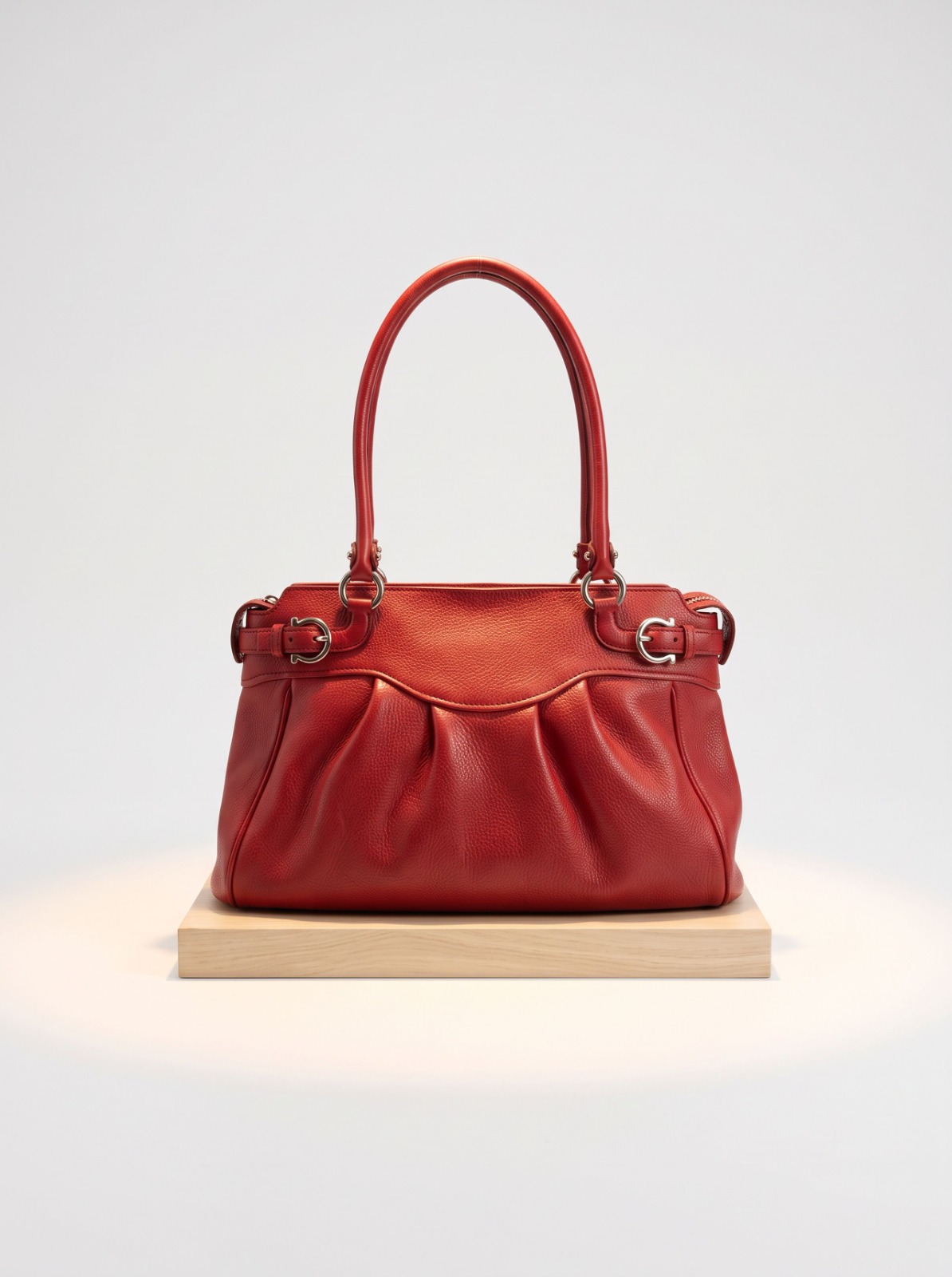 BOLSA SALVATORE FERRAGAMO GANCINI VERMELHA - Imagem 2